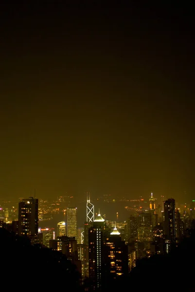 Hong Kong Nachts — Stockfoto