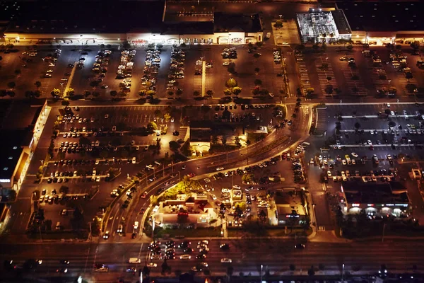 Vista Aérea Brooklyn Por Noche Nueva York — Foto de Stock