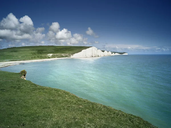 Seven Sisters Cliffs Seaford Sussex England — 스톡 사진