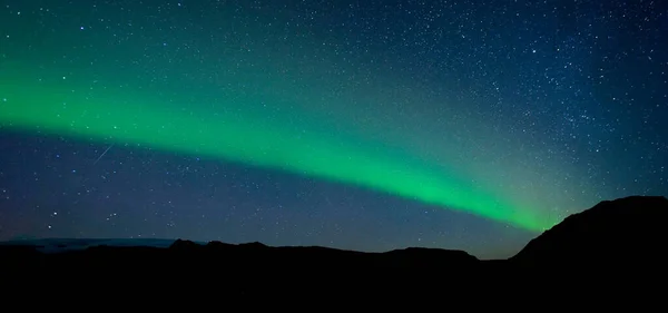 夜空に北の光 — ストック写真