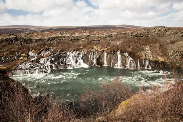 Красота Природы Речной Сток Водопад — стоковое фото