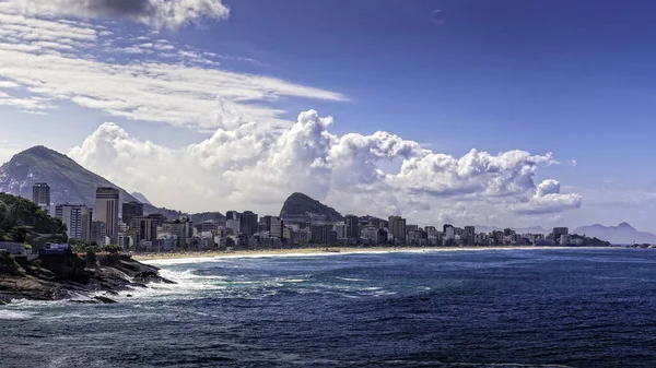 Vue Plage Mer Ipanema Rio Janeiro Brésil — Photo