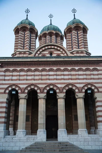 Trappen Toegang Tot Kerk Craiova Roemenië — Stockfoto