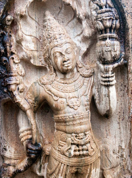 Estátua Buda Antiga Cidade Polonnaruwa Sri Lanka — Fotografia de Stock