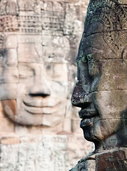 Bayon Templom Falaiba Épített Kövek Angkor Siem Reap Tartomány Kambodzsa — Stock Fotó