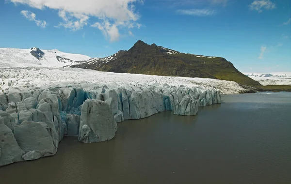 Verhoogde Weergave Van Fellsjokull Gletsjer South East Iceland — Stockfoto