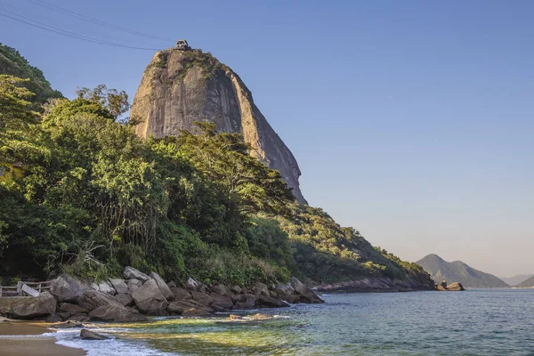 View Beach Sugarloaf Mountain Rio Janeiro Brazil — Stock Photo, Image