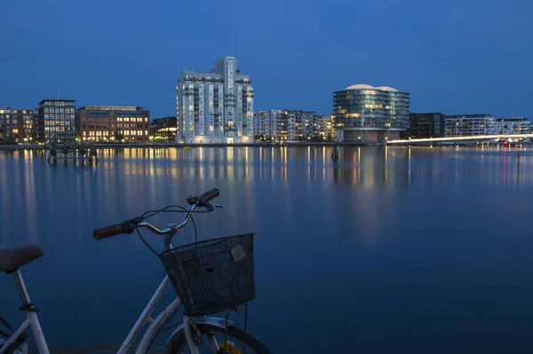 Primera Línea Mar Atardecer Copenhague Dinamarca — Foto de Stock