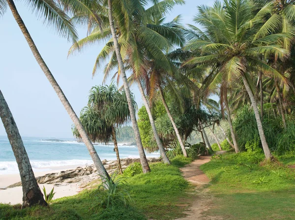 Sentiero Pedonale Lungo Costa Tangalle Sri Lanka — Foto Stock