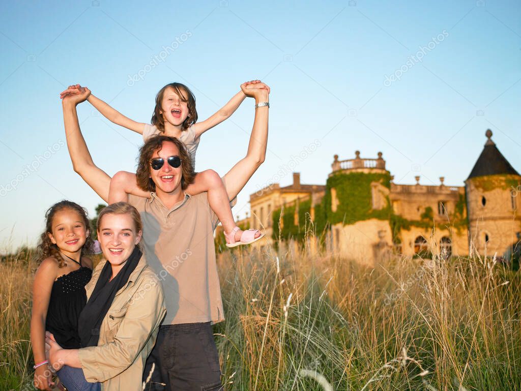 Family Field Family Field Smiling Stock Photo PantherMediaSeller Family Field Family Field Smiling Stock Photo PantherMediaSeller