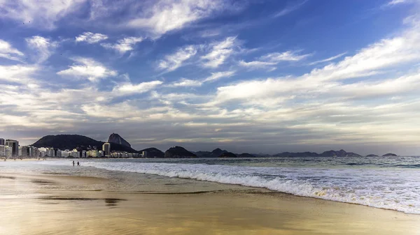 Vue Plage Copacabana Mont Sugarloaf Rio Janeiro Brésil — Photo