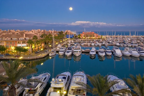 Sotogrande Port Soumraku — Stock fotografie