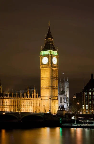 Big Ben Och Westminster Abbey — Stockfoto