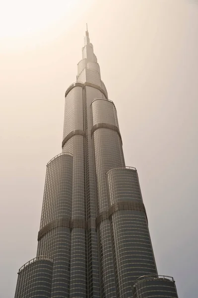 Burj Khalifa Dubai Eau — Fotografia de Stock