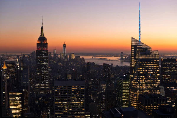 Манхэттен Нью Йорк Сша — стоковое фото