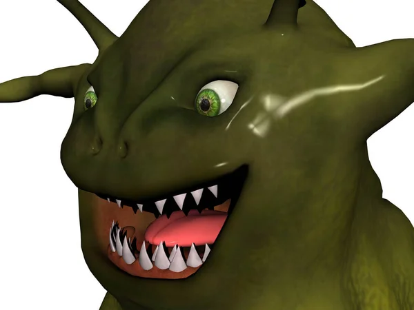 Zeichentrickfigur Monster Illustration — Stockfoto