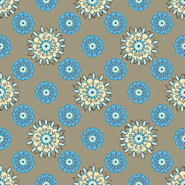 Ethnic Seamless Pattern Vector Texture Floral Seamless Backgrounds — Stock Photo, Image