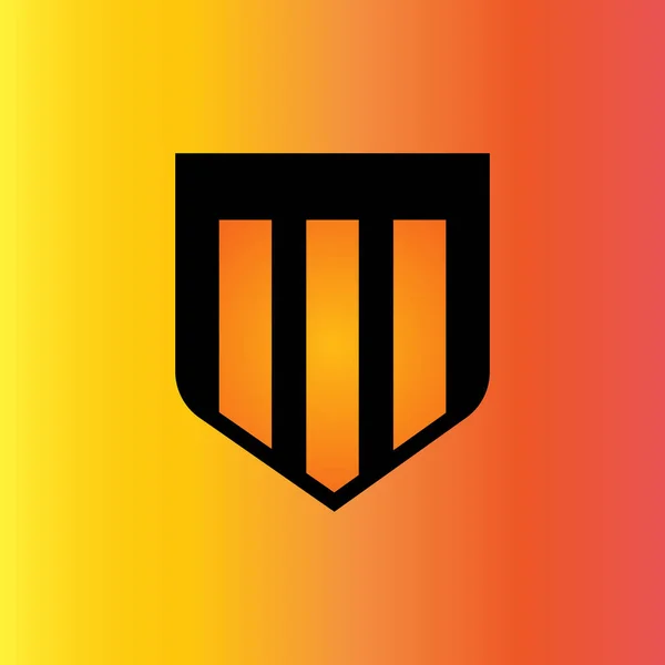 Elementos Modelo Ícone Logotipo Escudo — Fotografia de Stock