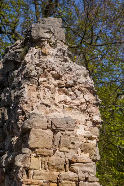 Historische Mauerreste Einer Burg — Stockfoto