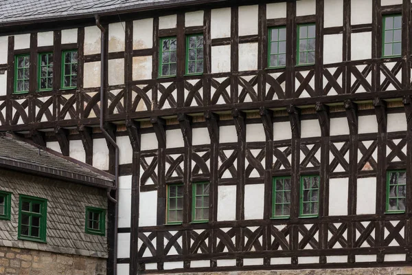 Stary Drewniany Dom Mieście Strasbourg — Zdjęcie stockowe