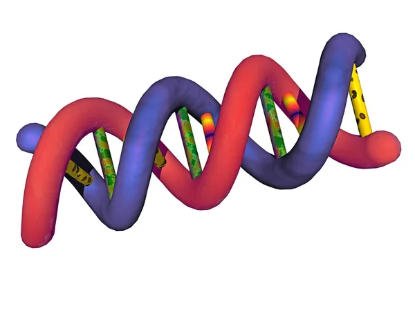 Genetyka Gene Chromosom Komórki Dna — Zdjęcie stockowe