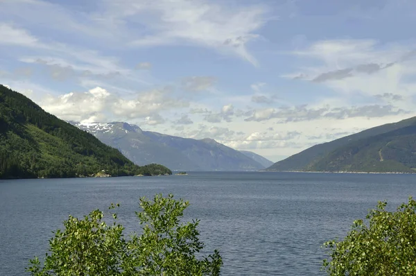 Vista Naturaleza Escandinavia Una Subregión Norte Europa — Foto de Stock