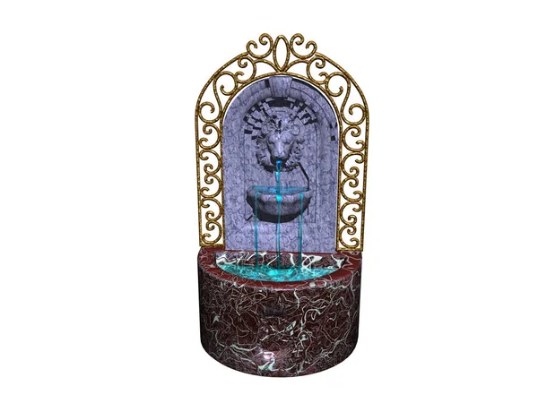 Velha Porta Madeira Com Uma Coroa — Fotografia de Stock