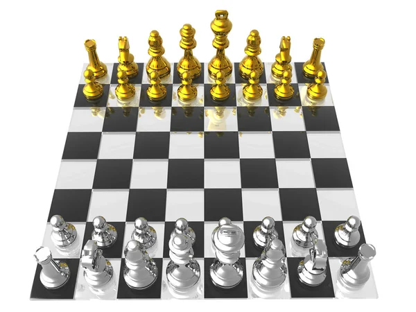 チェスボードゲーム戦略戦術 — ストック写真