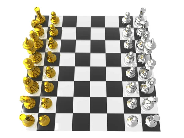 Chess Board Game Strategy Tactics — Stock Photo, Image