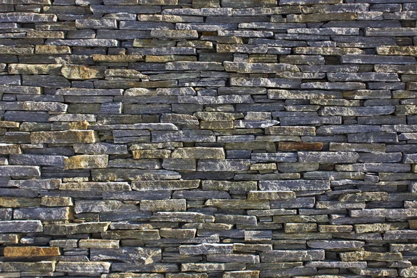 Pared Texturizada Con Diferentes Rocas Gris —  Fotos de Stock