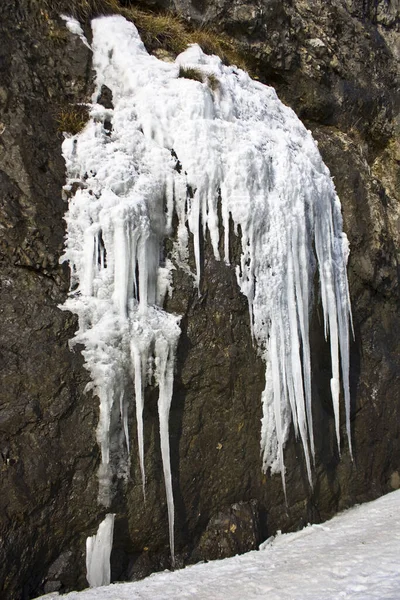 Schöner Wasserfall Auf Naturhintergrund — Stockfoto