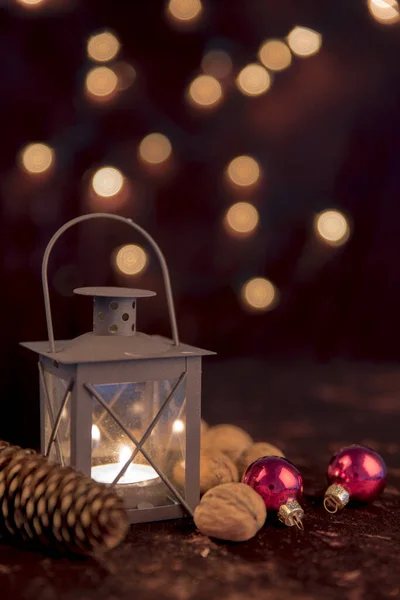 Christmas Decorations Lantern — Stock Photo, Image