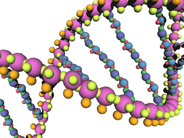 Genetik Gen Kromosom Och Dna Celler — Stockfoto