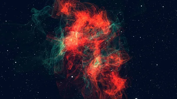 Fantastica Colorata Nebulosa Galassia Lattea — Foto Stock