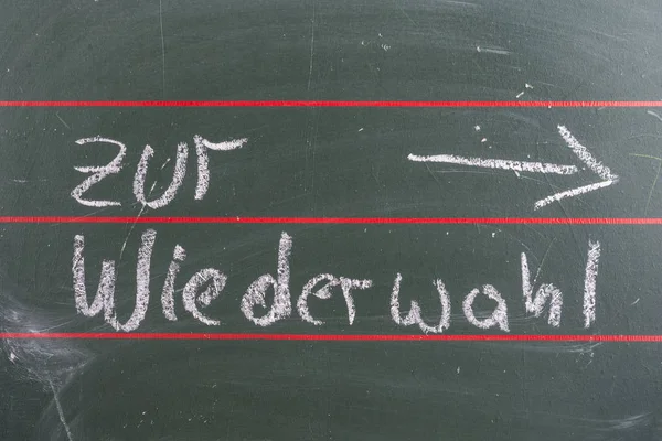 Het Woord Succes Handgeschreven Met Krijt Een Schoolbord — Stockfoto