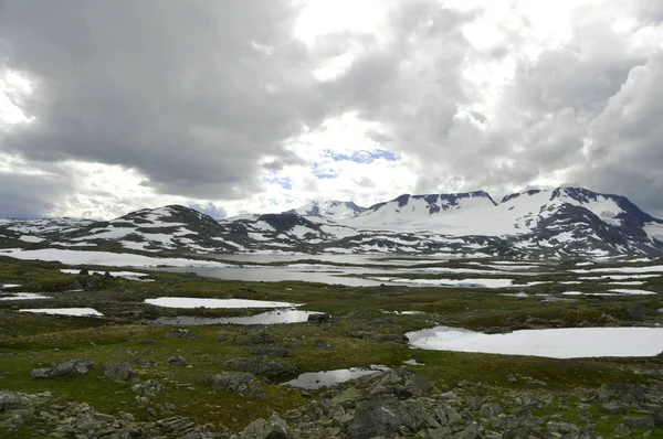 Bilder Vom Sognefjell Bis 1440M Zwischen Lom Und Sognefjord R55 — Stockfoto