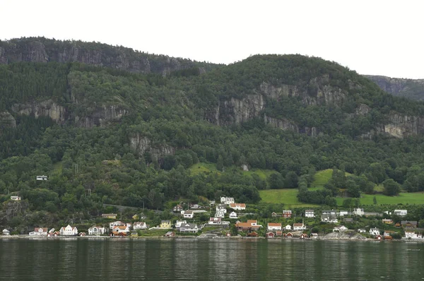Place Sande Jose Fjords Its Ferry — Stock Photo, Image