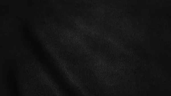 Seamless Loop Highly Detailed Black Fabric Texture — Stock Photo, Image