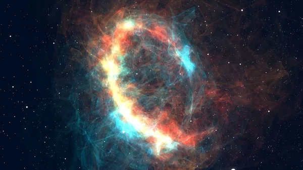 Fantastic Colorful Nebula Galaxy Milky Way — Stock Photo, Image