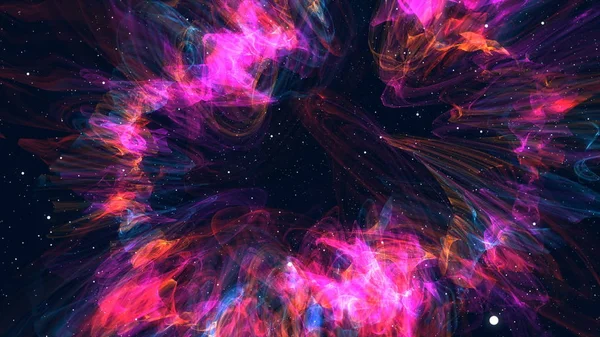 Fantastik Renkli Nebula Galaksi Samanyolu — Stok fotoğraf