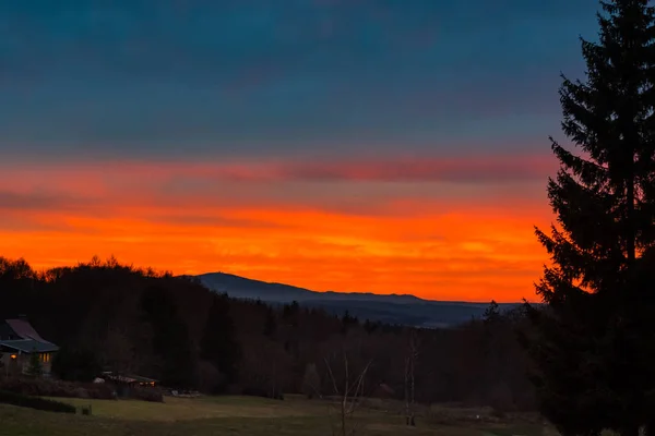 Sunset Harz — Stock Photo, Image