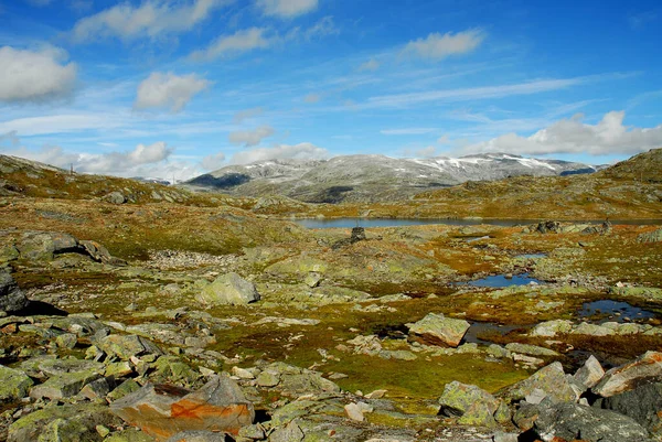 Vue Automne Norvege — Photo