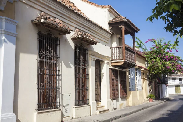 Calle Cartagena Indias — Foto de Stock