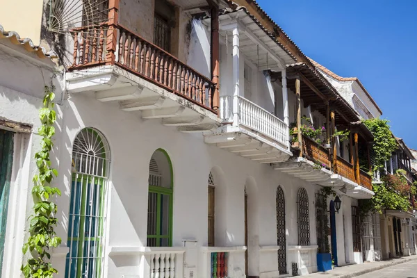 Calle Cartagena Indias — Foto de Stock