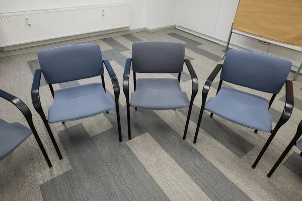 Chaises Dans Une Salle Pour Séminaires Formations — Photo