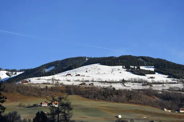 Alperna Det Högsta Och Mest Omfattande Bergskedjesystemet Som Ligger Helt — Stockfoto