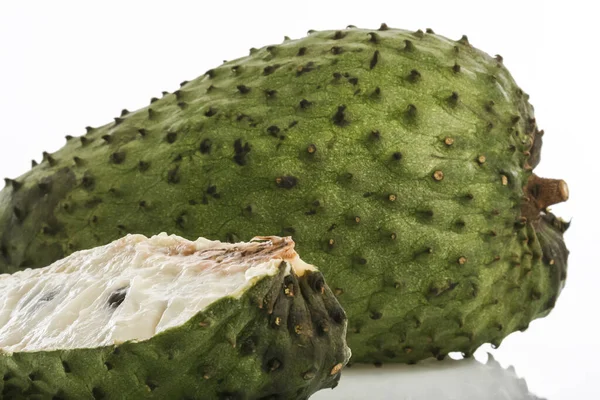 Εξωτικά Τροπικά Φρούτα Soursop Annona Muricata — Φωτογραφία Αρχείου