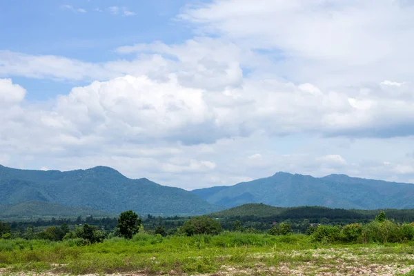 Чиангмай Таиланд 2016 Октября Мутный Вид Изображен Откуда Сельской Местности — стоковое фото