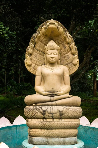 Thaiföld Buddha Szobor Thai Vallási — Stock Fotó
