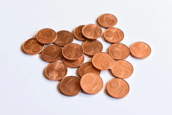 Twenty Euro Cents — Stock Photo, Image